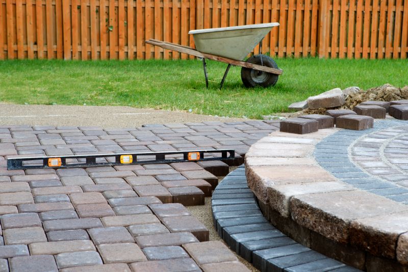 Patio Brick Installation in Providence, RI